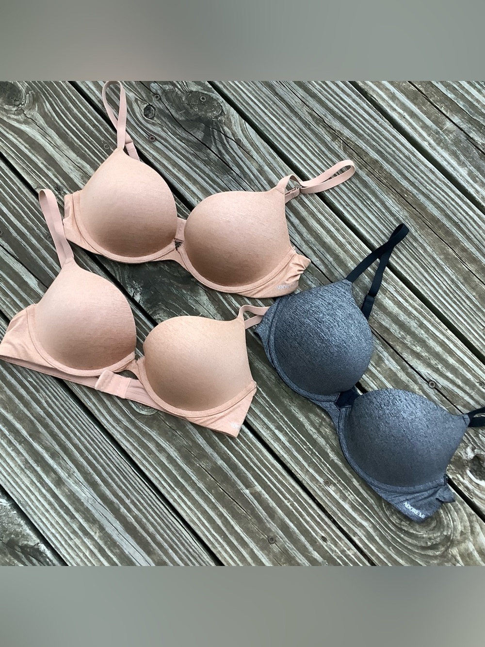 Adore Me Push-Up Bras (3) - Size 34C